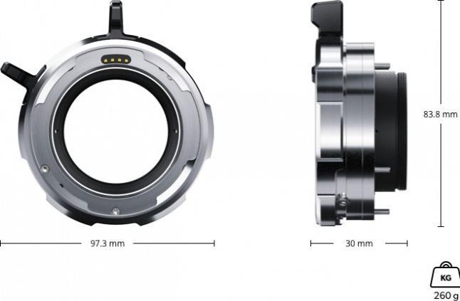 Immagine prodotto Blackmagic Attacco PL della URSA Mini Pro