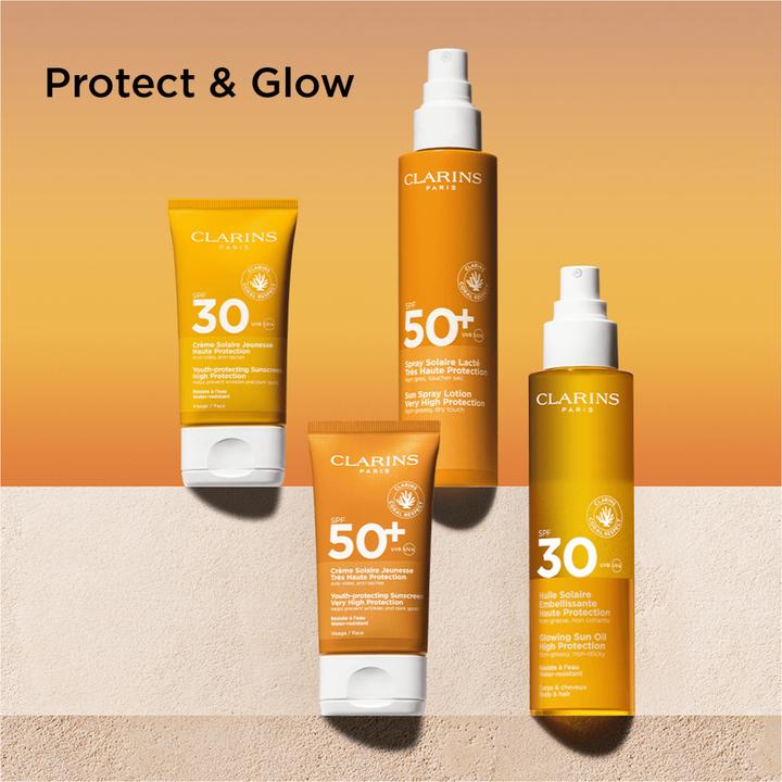 Actual product image Clarins Sun - SUN CARE BODY LOTION SPF50+ (Sun lotion, SPF 50+, 150 ml, 203 g)