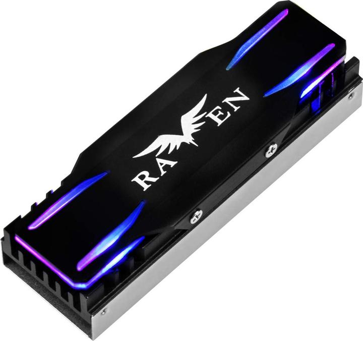 Produktbild Silverstone Technology SST-TP03-ARGB - M.2 SSD cooling set + ARGB