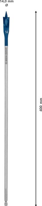Productafbeelding Bosch Professional Zubehör Expert SelfCut Speed vlakke freesboor, 14 x 400 mm (14 millimeter)