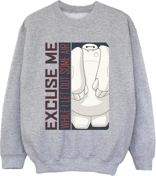 Disney Big Hero 6 Baymax Excuse Me Some Air Sweatshirt Jungen