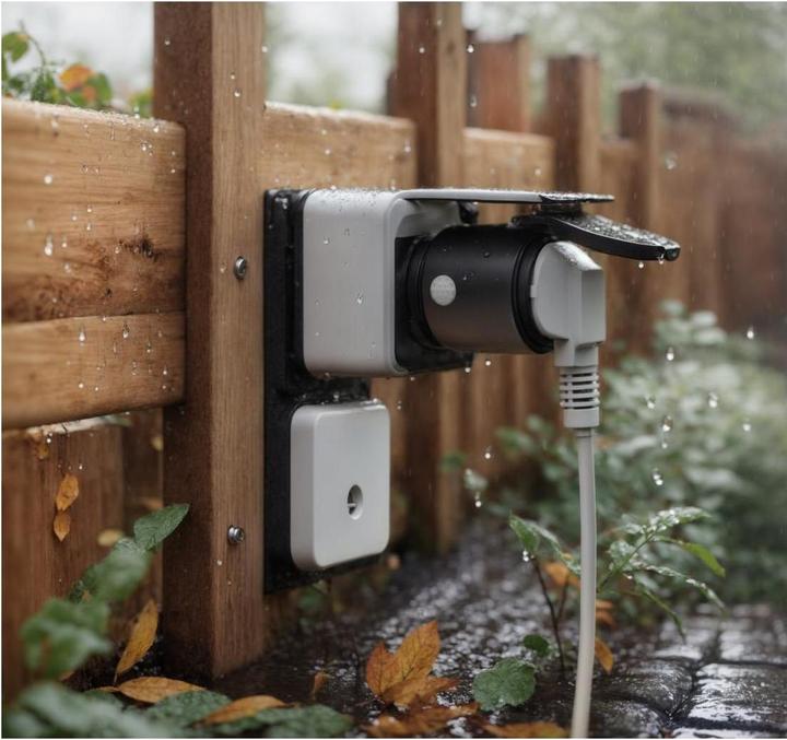 Actual product image Hama WLAN socket outlet outdoor