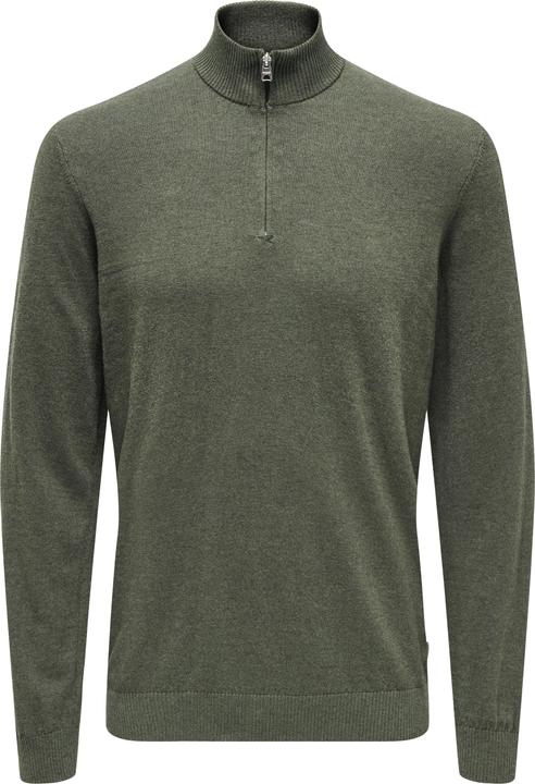 Only & Sons Normal geschnitten Rundhalsausschnitt Pullover Strickpullover (XL)