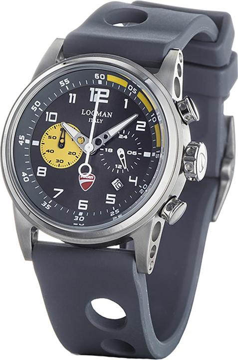 Produktbild Locman Italy Herrenuhr Ducati Chrono Ref. D105A07S (Chronograph, 42 mm)