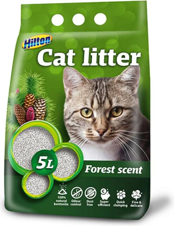 Produktbild Hilton Bentonit klumpendes Waldkatzenstreu - 5 l (Klumpend, 4.90 kg)