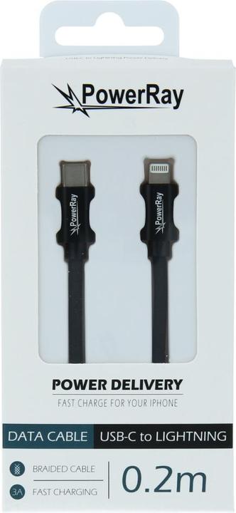 Actual product image PowerRay Data Cable (0.20 m, USB 3.0)
