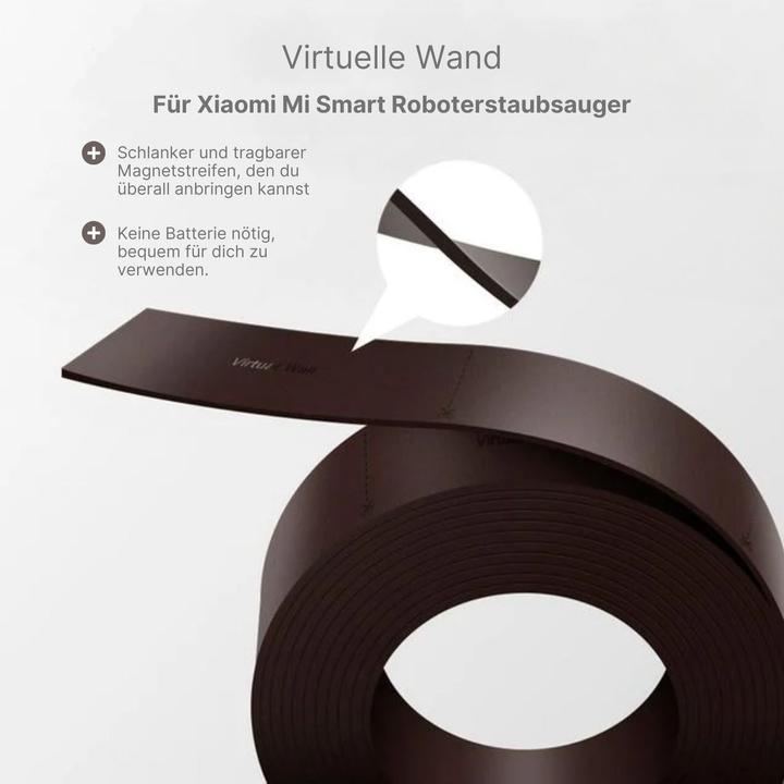 Image du produit Hermex XIAOMI Mi Robot Roborock S50 Vacuum Cleaner Magnetband Invisible Wall Saugroboter 2M
