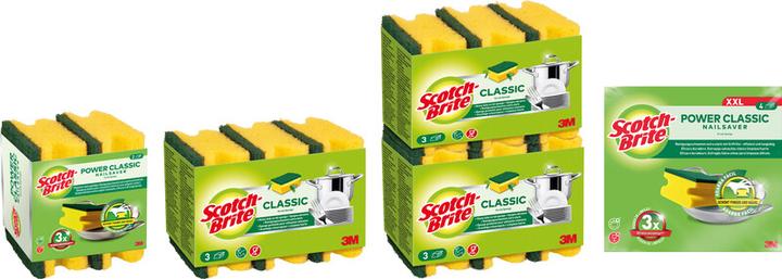 Actual product image Scotch-Brite Sponge High Power (3 pcs.)