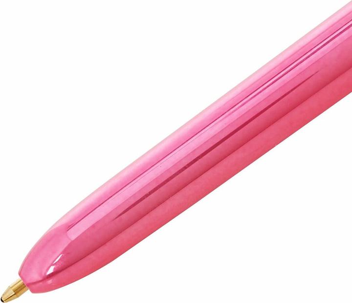 Actual product image Bic Pen Shine Silver White Pink (12 pieces) (Rose, 12 x)