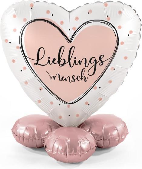 Produktbild Premioloon Geschenkballon-Cluster Lieblingsmensch