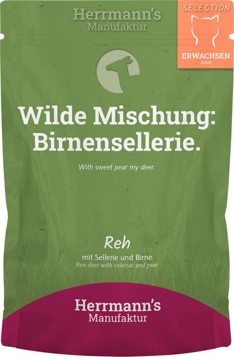 Produktbild Herrmanns Selection Reh mit Sellerie (Senior, Adult, Welpe + Kitten, 1 Stk., 100 g)