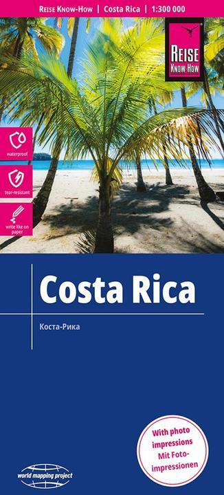 Mappa Costa Rica (1:300.000) 300000