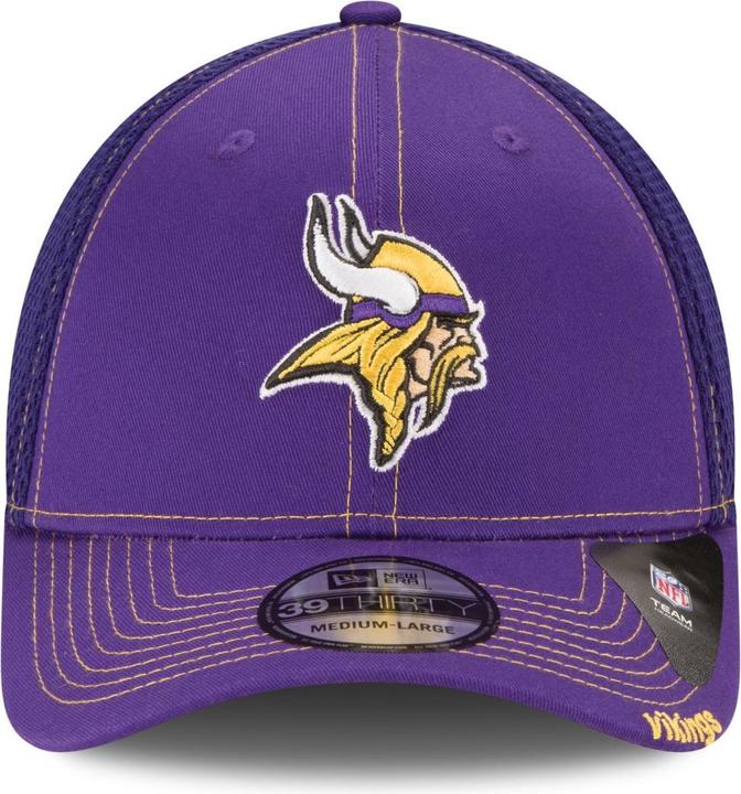 Actual product image New Era 39Thirty Stretch Mesh Cap - Minnesota Vikings - L/XL (L)