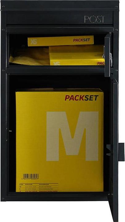Productafbeelding SafePost 45 Brievenbus met pakketvak antraciet