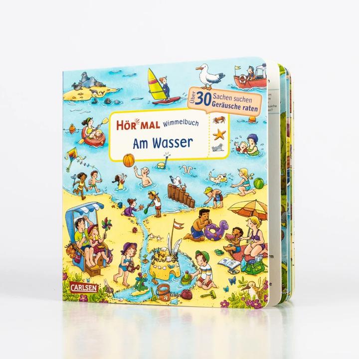 Produktbild Hör mal (Soundbuch): Wimmelbuch: Am Wasser (Carolin Görtler, Julia Hofmann, Deutsch)