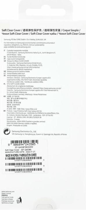 Produktbild Samsung Soft Clear Cover (Samsung Galaxy A53 5G)