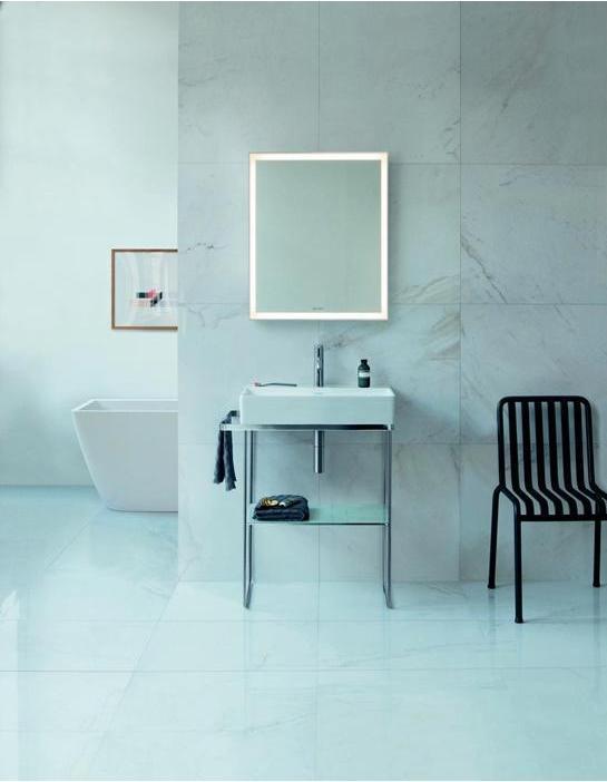 Actual product image Duravit DURASQUARE glass inlay for metal console 003101/102 cubic line
