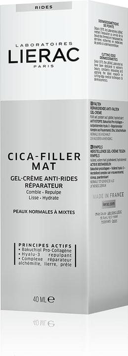 Actual product image Lierac Cica Filler Cream Mat (40 ml, Day cream)