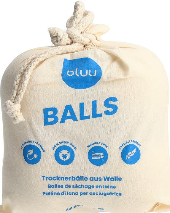 Actual product image bluu Trocknerbälle
