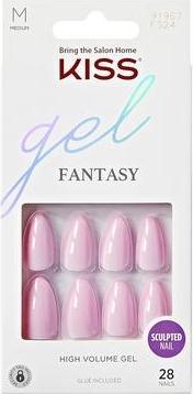 Immagine prodotto KISS Gel Fantasy Premere-On con Colla per Unghie Light Pink (Rosa Chiaro)