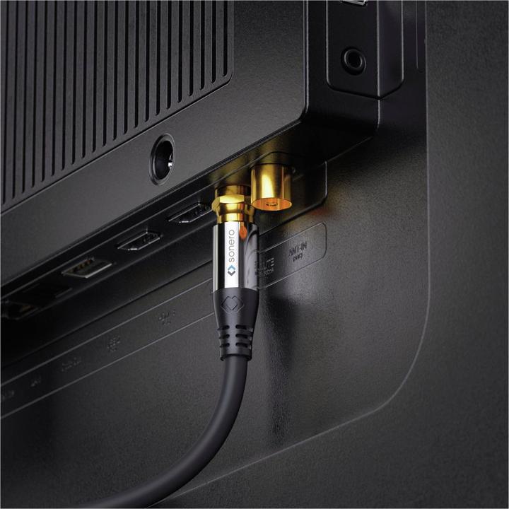 Produktbild Purelink Sonero Antennen-Kabel 2m S-SC000-020 Premium,F-Stecker auf F-Stecker (Antennenkabel)