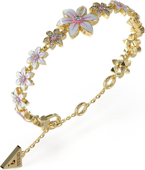 Immagine prodotto Guess Bracciale LOTUS BIANCO (18.50 cm, Acciaio inossidabile, Smalto)