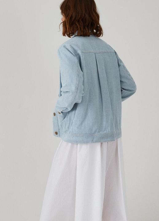 Actual product image La Redoute Collections Worker jacket with button fastening (S)