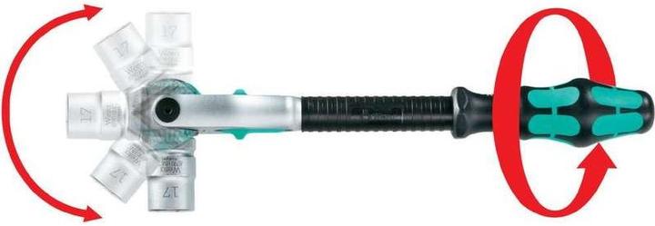 Produktbild Wera 8000 A Zyklop Speed-Knarre (1/4")