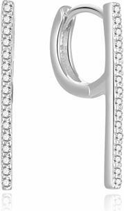 Immagine prodotto Moiss Orecchini minimalisti in argento con zirconi E0002530 (L)