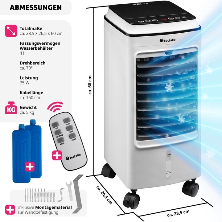 Image du produit tectake Climatiseur (10 m²)