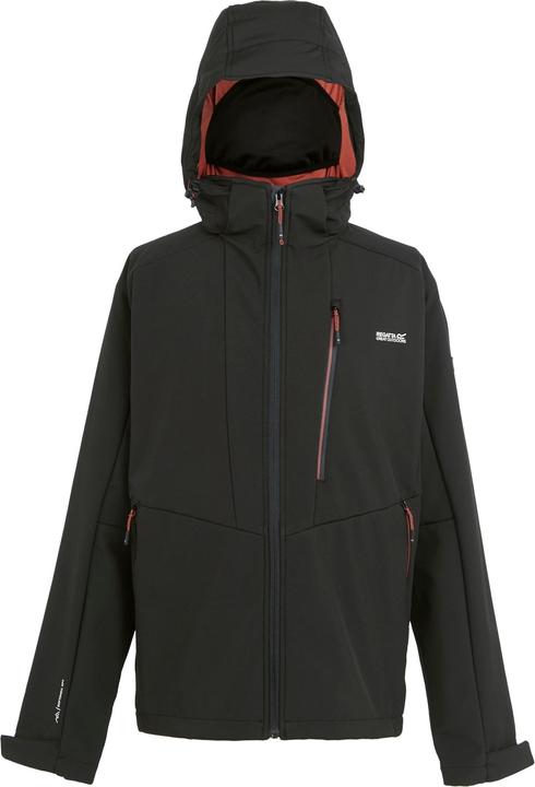 Actual product image Regatta Mens Hewitts X Colour Block Soft Shell Jacket (M)
