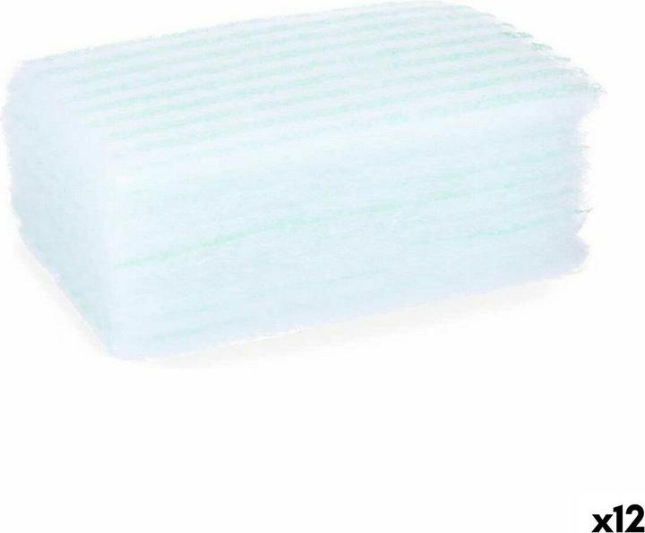 Berilo Körperschwamm Seife Blau Weiss 19,5 x 12 x 5 cm (12 Stück) (Intimwaschlotion)