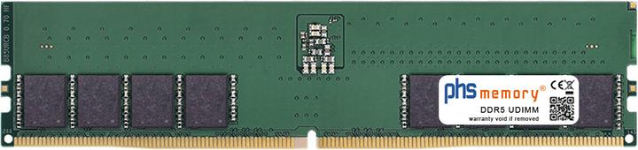 Actual product image PHS-memory RAM suitable for Asus ROG MAXIMUS Z690 EXTREME (Asus ROG MAXIMUS Z690 EXTREME, 1 x 8GB)