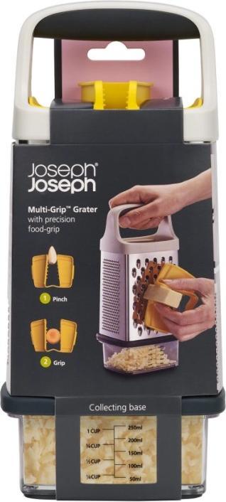 Actual product image Joseph Joseph Multi-grip grater with precision handle for food
