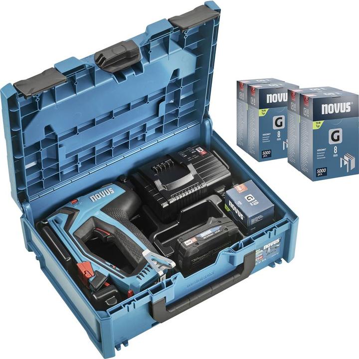 Image du produit Novus Tools J-551 031-0376 Agrafeuse sans fil Type d'agrafe 11, type 53F Longueur d'agrafe