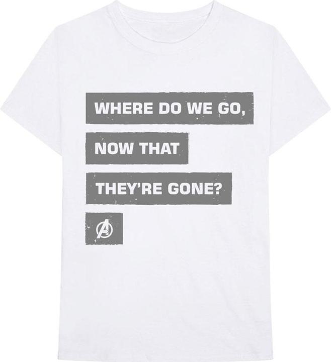 Marvel Adult Now That They're Gone Cotton TShirt (XXL)