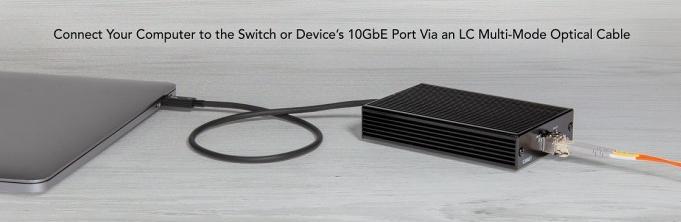 Actual product image Sonnet Solo 10G (Thunderbolt 3, SFP+ (1x))