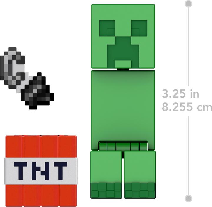 Actual product image Mattel Minecraft Creeper