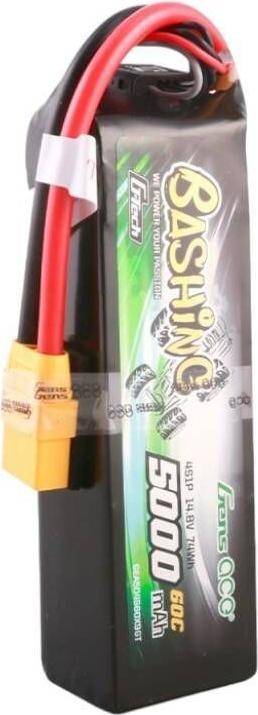Image du produit Gens Ace G-Tech 5000mAh 14.8V 4S1P 60C Lipo Battery Pack with XT90 Plug-Bashing Series (14.80 V, 5000 mAh)