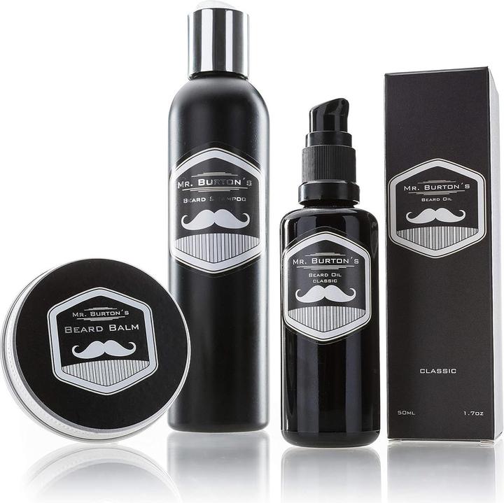 Immagine prodotto Mr. Burton´s Set per la cura della barba (250 ml)