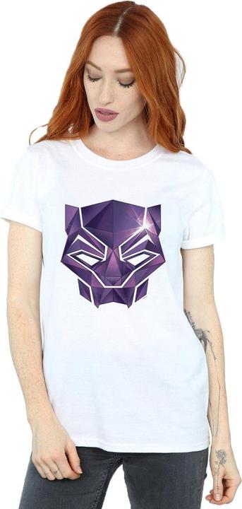 Produktbild Avengers Infinity War Black Panther Geometrisches BaumwollBoyfriend TShirt (S)