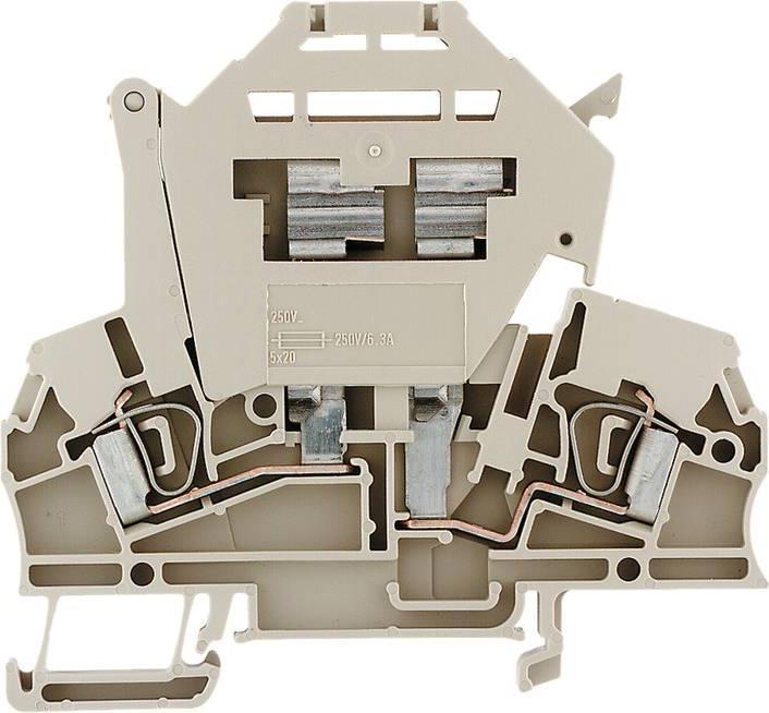 Actual product image Weidmüller ZSI2.5 DIN rail fuse terminal,5x20mm (Cylinder fuse, 6.30 A)