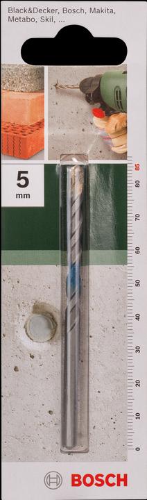 Produktbild Bosch Professional Zubehör Betonbohrer nach ISO 5468 D= 5,0 mm L= 85 mm (5 mm)