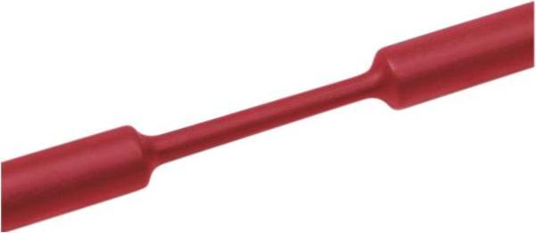 Produktbild HellermannTyton Schrumpfschläuche 3:1, 1... 3mm, Rot, Cross-Linked Polyolefin, 30m
