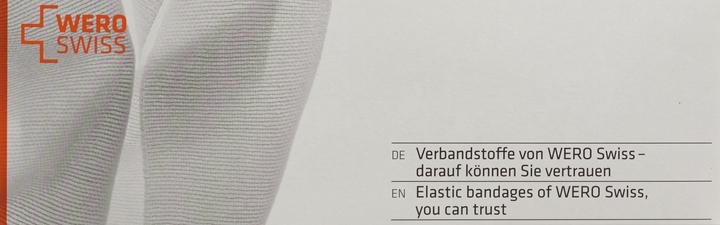 Produktbild Wero Swiss Fix Elastische Gazebinde 4mx8cm weiss