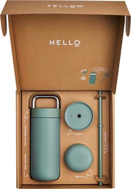 Produktbild Fellow Carter Move Mug 3 in 1 - Thermobecher + 3 Deckel - Salbeigrün 473 ml (0.47 l)