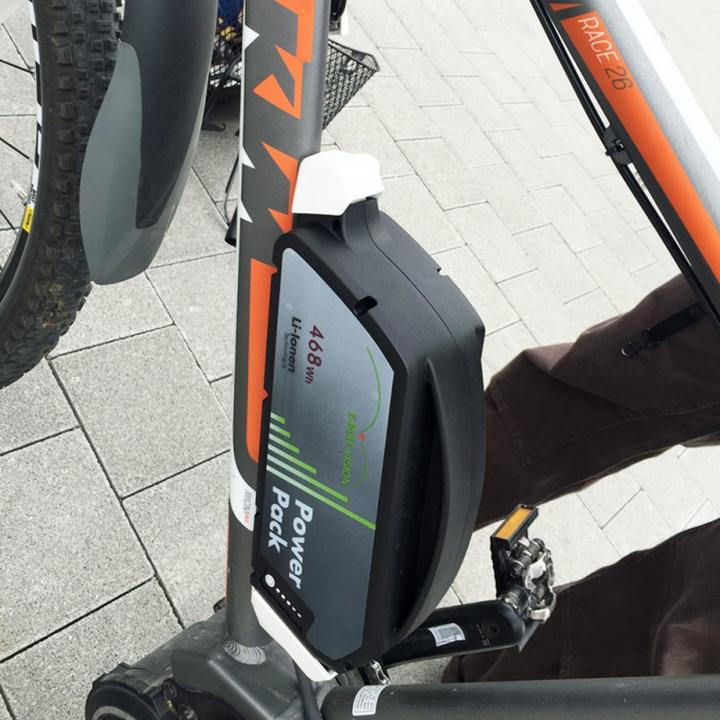 Actual product image E-Bike-Vision Down-tube battery Bosch Classic Line (612 Wh, E-Bike battery)