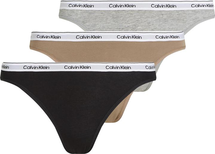 Calvin Klein 3 PACK BIKINI (LOW-RISE) (XS, 3er Pack)