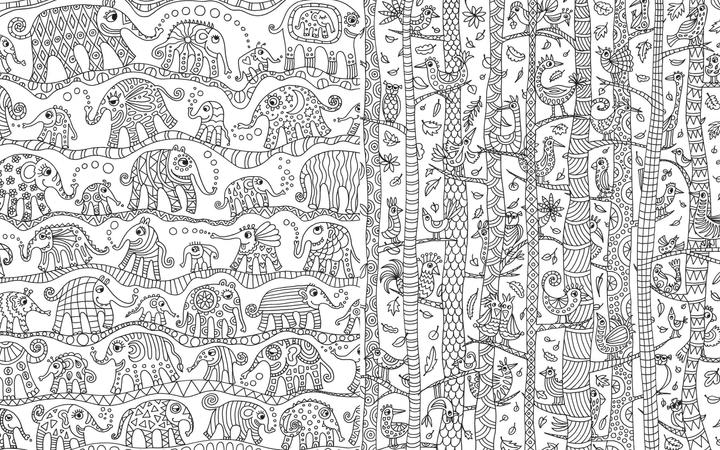 Actual product image Dreamlike colouring worlds