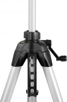 Produktbild CamRock TE68 Silver – Schwarzes Stativ (Metall)